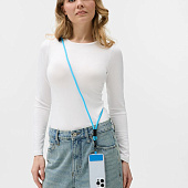 Кабель-ланьярд energyFlex Power Delivery 60 Вт, голубой