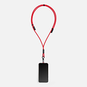 Кабель-ланьярд energyFlex Power Delivery 60 Вт, красный