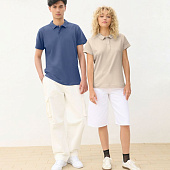 Рубашка поло унисекс Pulse, темно-серая (графит)