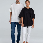 Футболка оверсайз «Чистая соль», молочно-белая