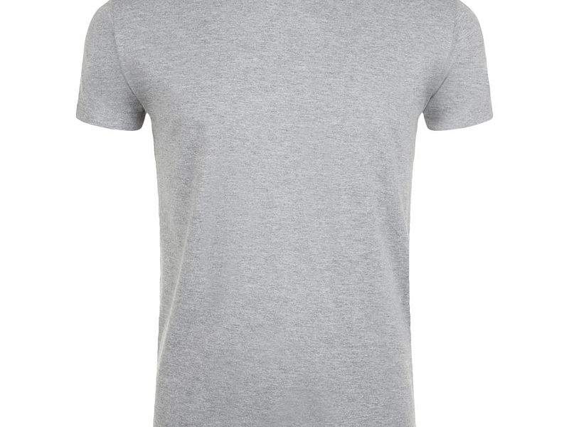 Футболка мужская приталенная Imperial Fit 190, серый меланж
