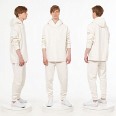 Худи унисекс H1, молочно-белое