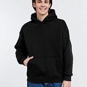 Худи оверсайз унисекс Go Easy, черное