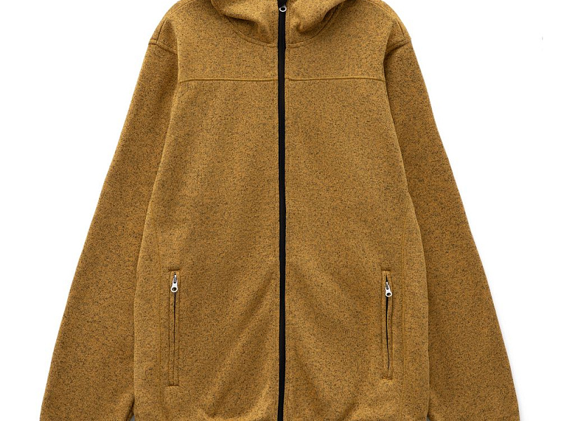 Куртка с капюшоном унисекс Gotland, горчичная