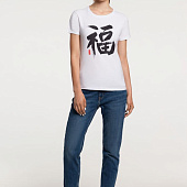 Футболка женская «Вечные ценности. Счастье», белая