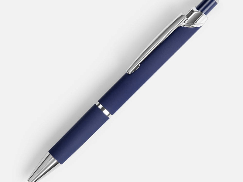 Ручка шариковая Chromos Soft Touch, синяя