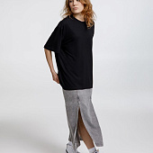 Футболка оверсайз унисекс Lavinia, черная