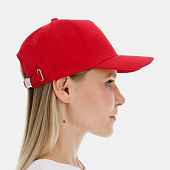 Бейсболка Long Beach, красная