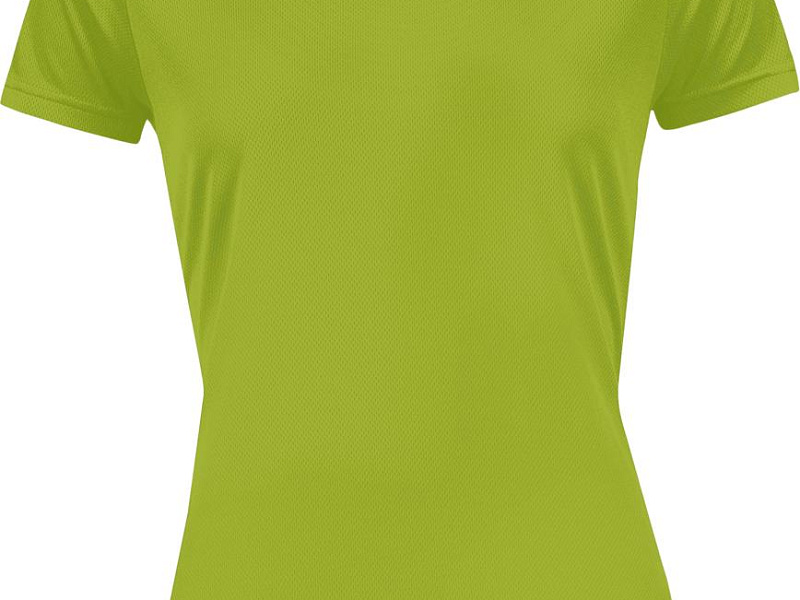 Футболка женская Sporty Women 140, зеленое яблоко