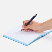 Ручка шариковая Digit Soft Touch со стилусом, синяя