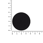 Наклейка тканевая Lunga Round, M, черная