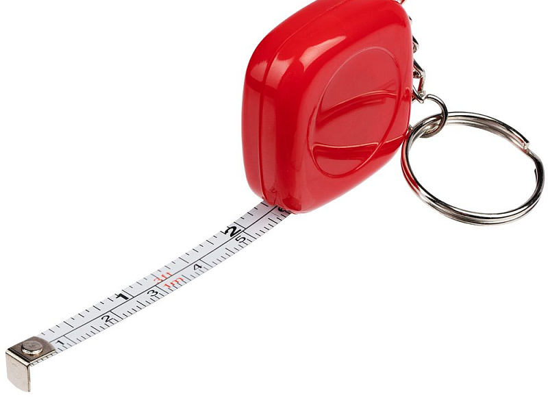 Брелок с рулеткой Metric, красный