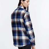 Куртка-рубашка оверсайз унисекс Noah, синяя