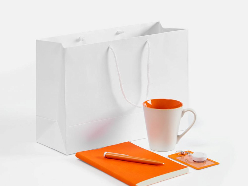 Набор Flat White, оранжевый