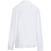 Рубашка поло унисекс с длинным рукавом Pacific LSL, белая