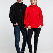 Анорак флисовый унисекс Fliska, красный