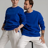 Свитшот унисекс King, ярко-синий