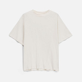 Футболка унисекс оверсайз T2, молочно-белая