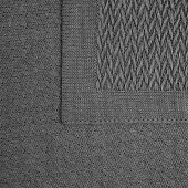 Плед Ornato, серый (кварцевый меланж)