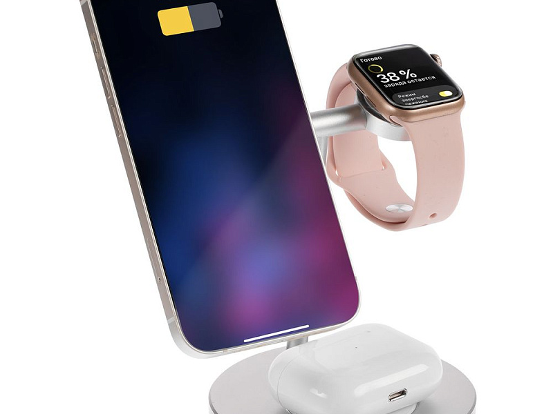 Зарядная станция Orbis, серебристая