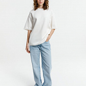 Джемпер с коротким рукавом Siluetti Volumica, молочно-белый