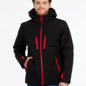 Куртка-трансформер мужская Matrix, черная с красным