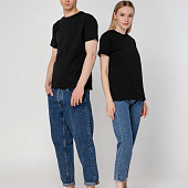 Футболка унисекс T-Bolka 160, черная