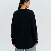 Свитшот оверсайз унисекс Omnifit, черный