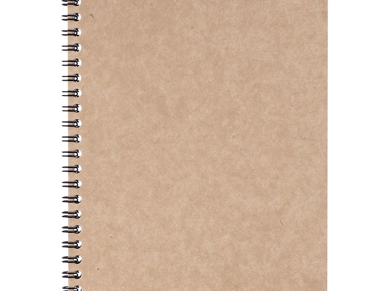 Блокнот Essing L в клетку, крафт