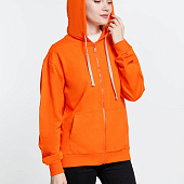 Толстовка на молнии с капюшоном Siverga, оранжевая