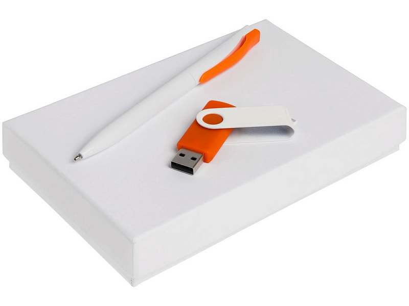 Набор Twist White, белый с оранжевым, 16 Гб