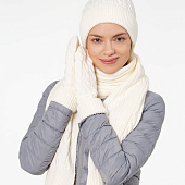 Шарф Heat Trick, белый (молочный)