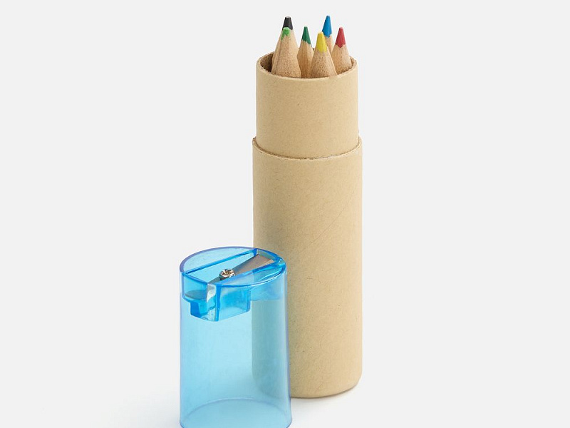 Набор карандашей Pencilvania Office с точилкой, синий