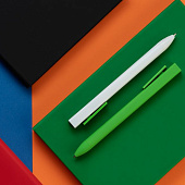 Ручка шариковая Swiper SQ Soft Touch, зеленая