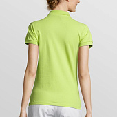 Рубашка поло женская People 210, зеленое яблоко