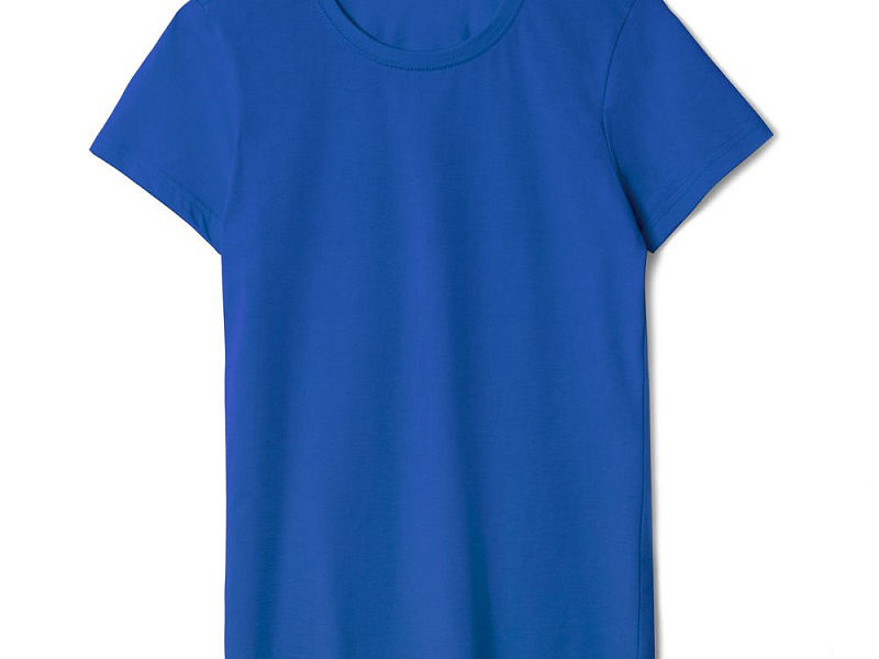 Футболка женская T-bolka Lady, ярко-синяя