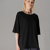 Футболка оверсайз унисекс Vozduh, черная