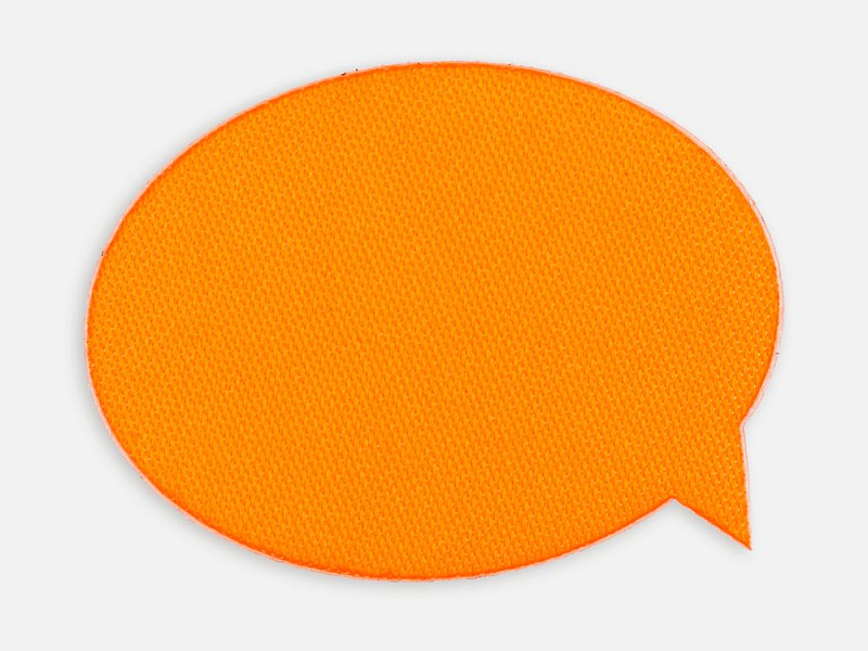 Наклейка тканевая Lunga Bubble, M, оранжевый неон