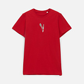 Футболка мужская T-bolka Stretch, красная