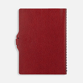 Ежедневник Strep Front на заказ, недатированный, красный