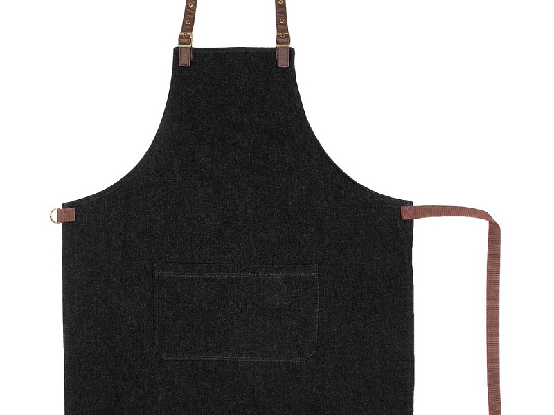 Фартук Denim Team, черный джинс