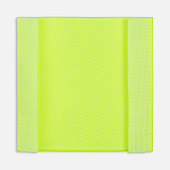 Лейбл тканевый Epsilon, L, желтый неон