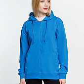 Толстовка на молнии с капюшоном Siverga 2.0, бирюзовая