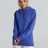Толстовка с капюшоном унисекс Hoodie, ярко-синий меланж