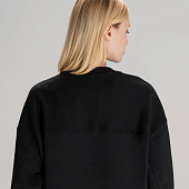 Свитшот оверсайз унисекс Vozduh, черный