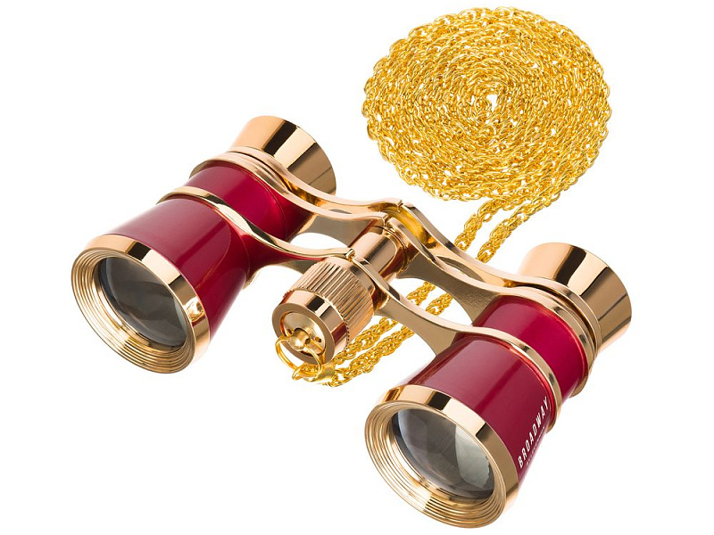 Театральный бинокль Broadway 325B, красный