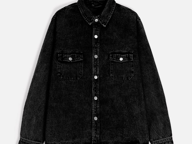 Куртка джинсовая O3, черная