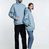 Худи Kulonga Oversize, серо-голубое
