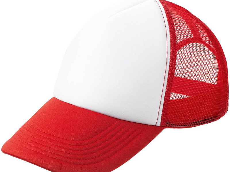 Бейсболка Sunbreaker, красная с белым