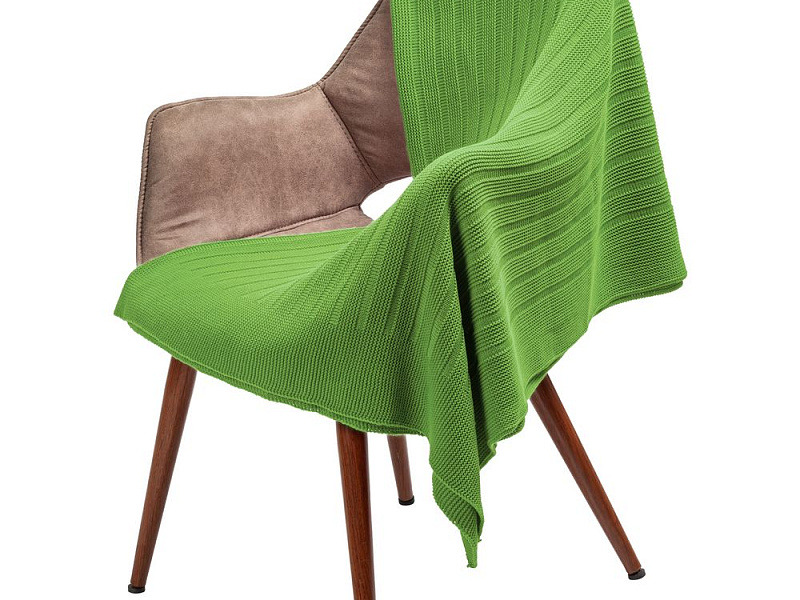 Плед Field, зеленое яблоко